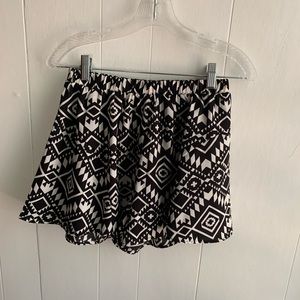 Patterned Flowy Shorts